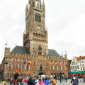 The Bruges belfry dominates the Grote Markt